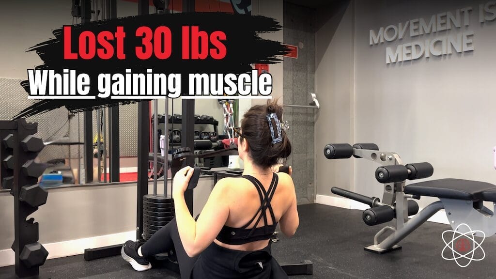 Amanda, who lost 30 lbs while working at Studio Fit U